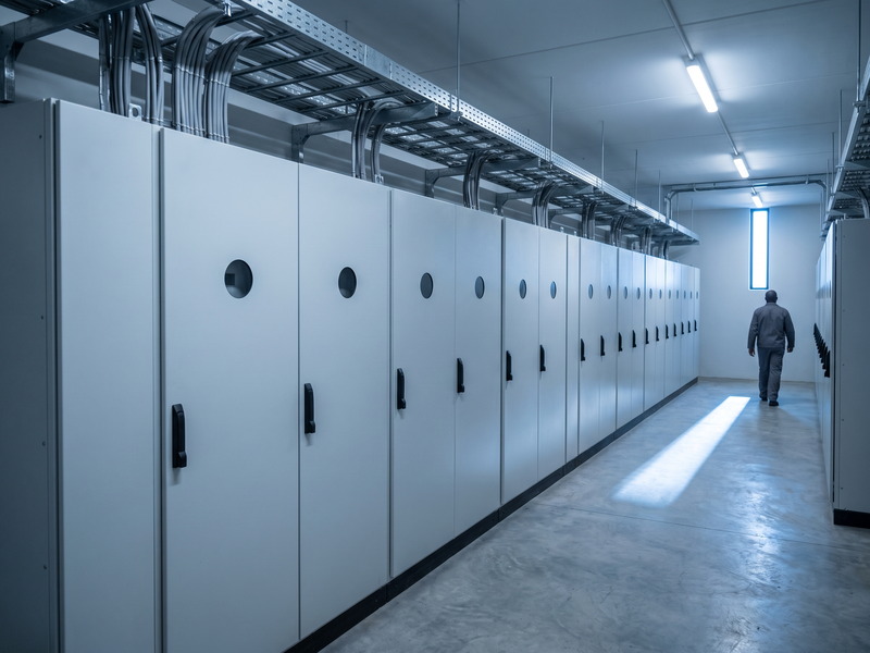 Switchgear and power distribution in a plant room